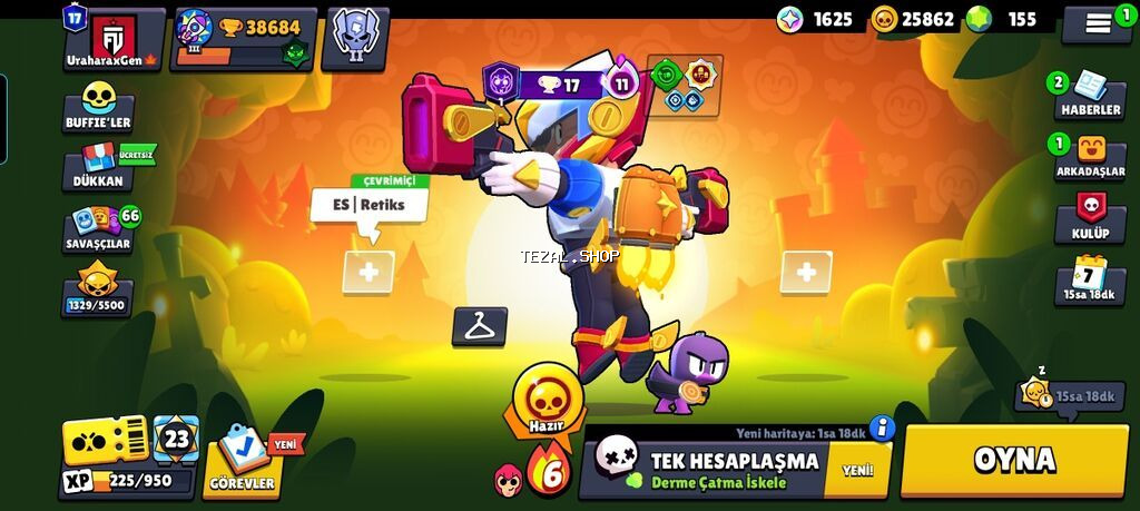 Brawl Stars hesabı – yüksək kuboklu və zəngin kontentli - Kupa yolu - şəkil 2