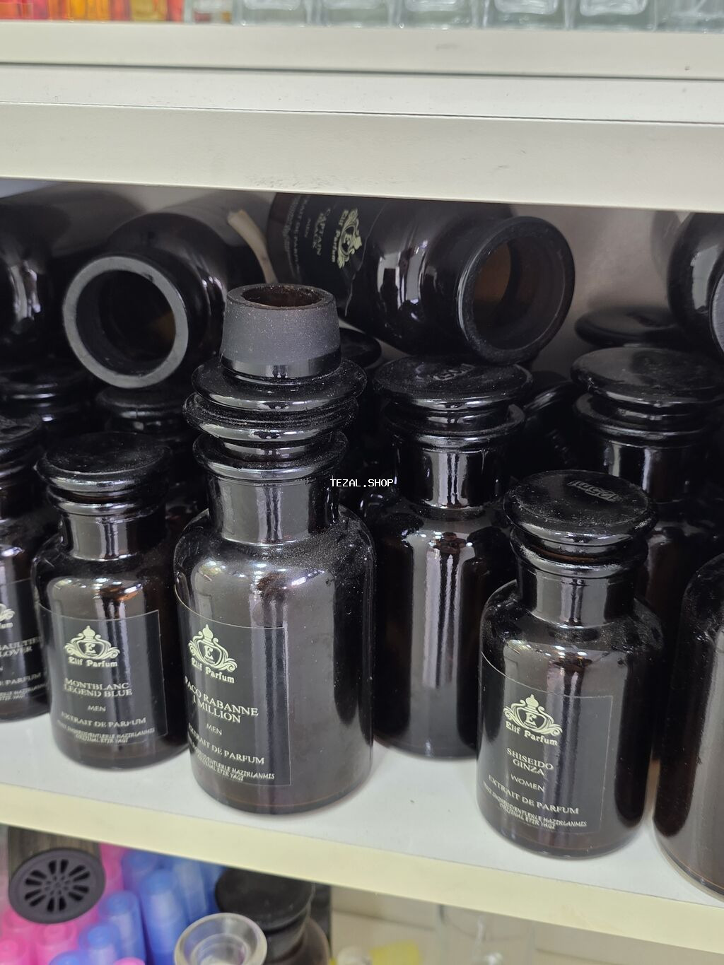 Şüşə ətir butılkaları – müxtəlif modellər - Material: qalın, şəffaf - şəkil 4