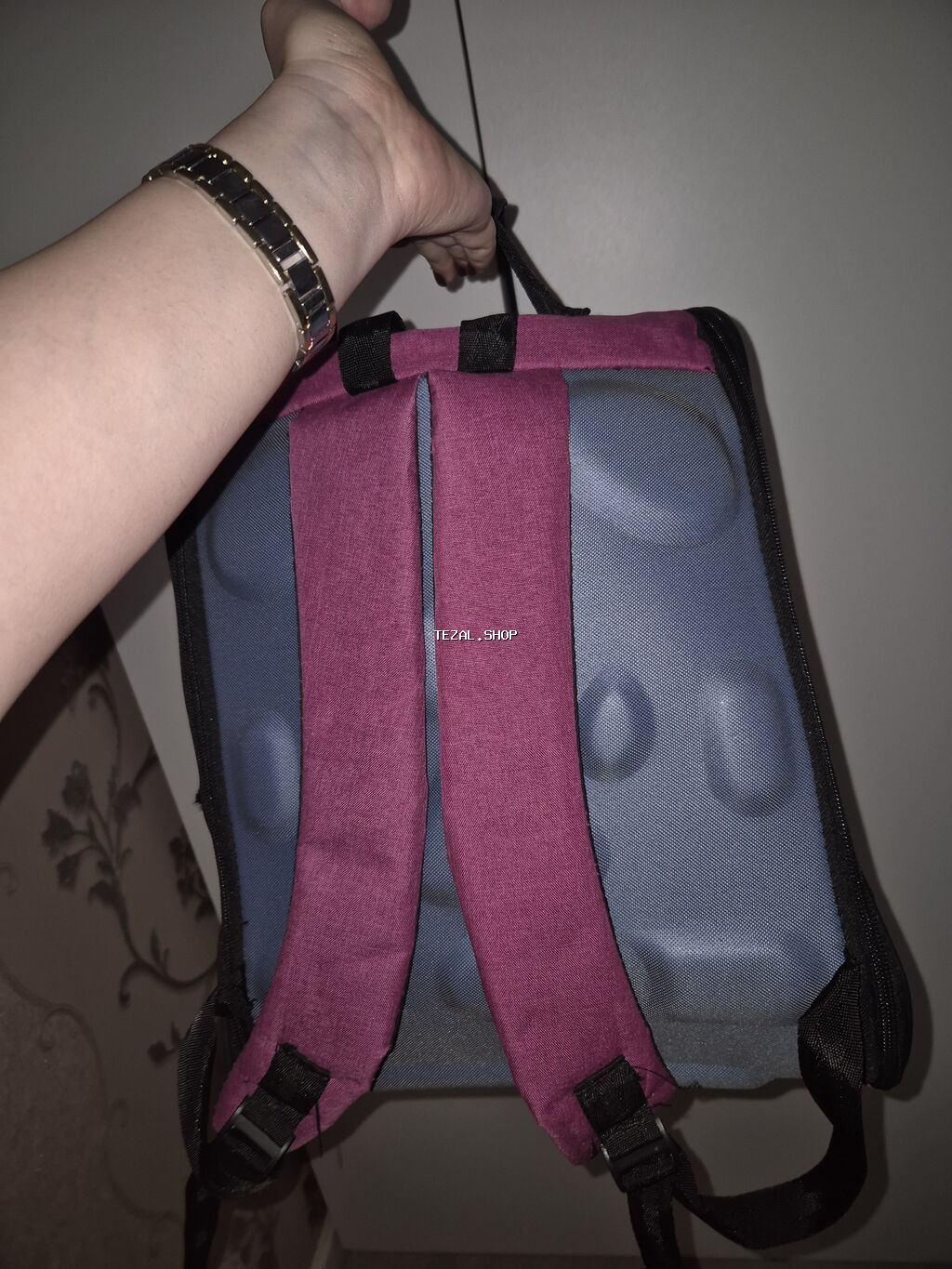 Şəffaf ön panelli heyvan daşıma çantası – bel çantası tipli - Kiçik