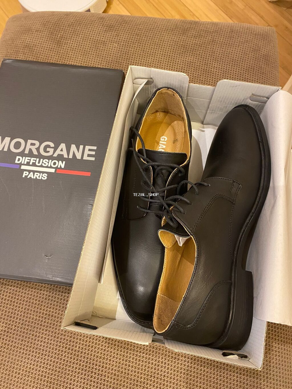 Morgane Diffusion Paris kişi klassik ayaqqabıları - Rəng: qara -