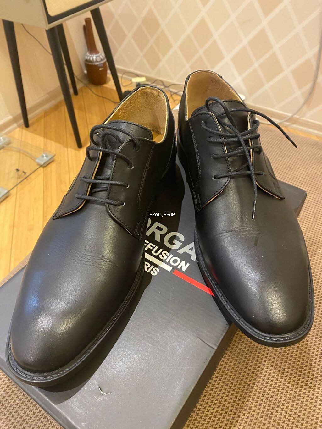 Morgane Diffusion Paris kişi klassik ayaqqabıları - Rəng: qara - - şəkil 2