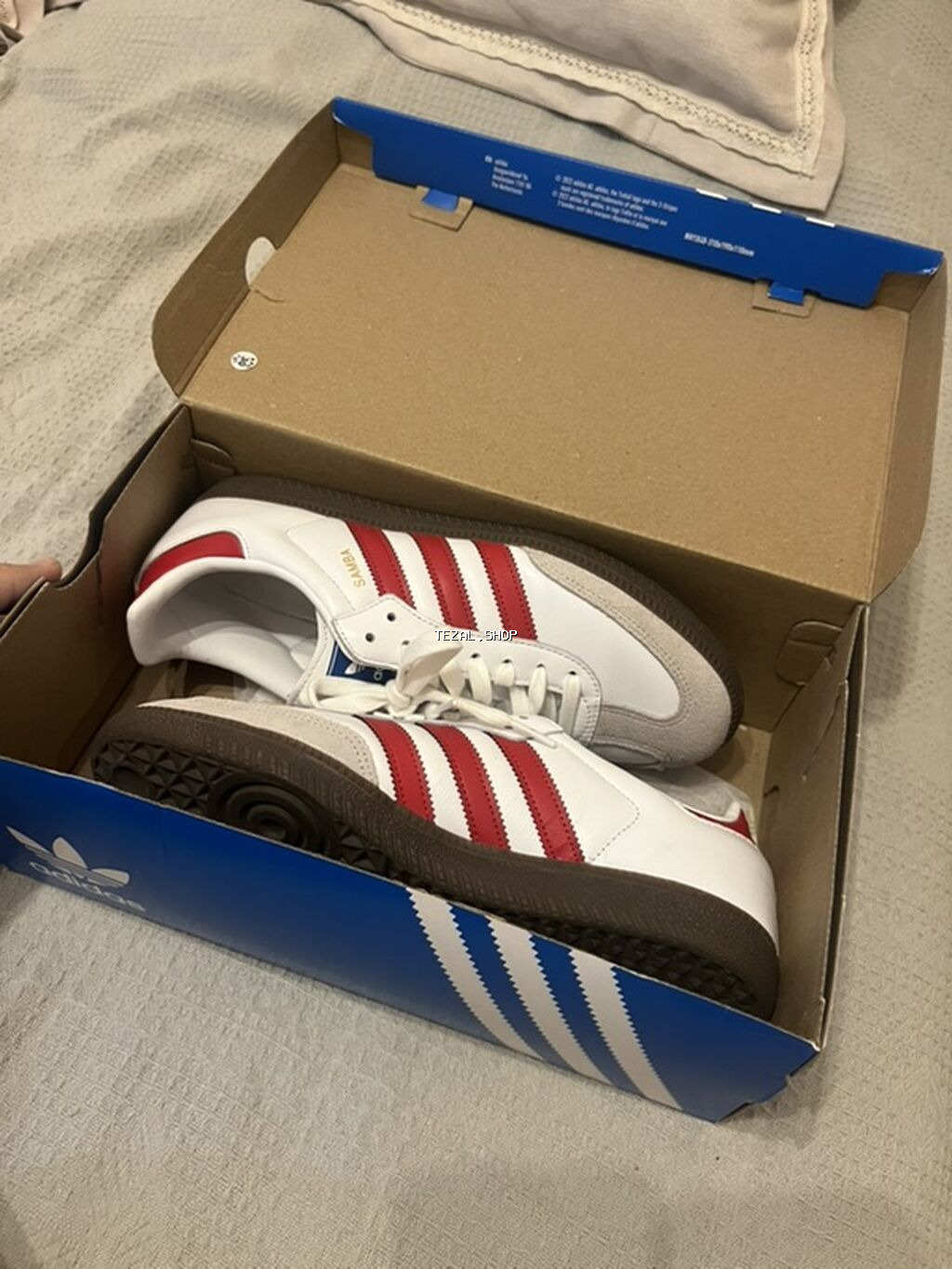 Adidas Samba OG idman ayaqqabısı Orijinal - Model: Samba OG - Rəng: ağ