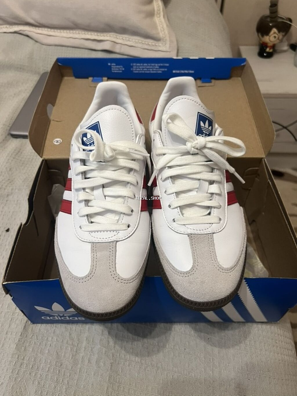 Adidas Samba OG idman ayaqqabısı Orijinal - Model: Samba OG - Rəng: ağ - şəkil 4