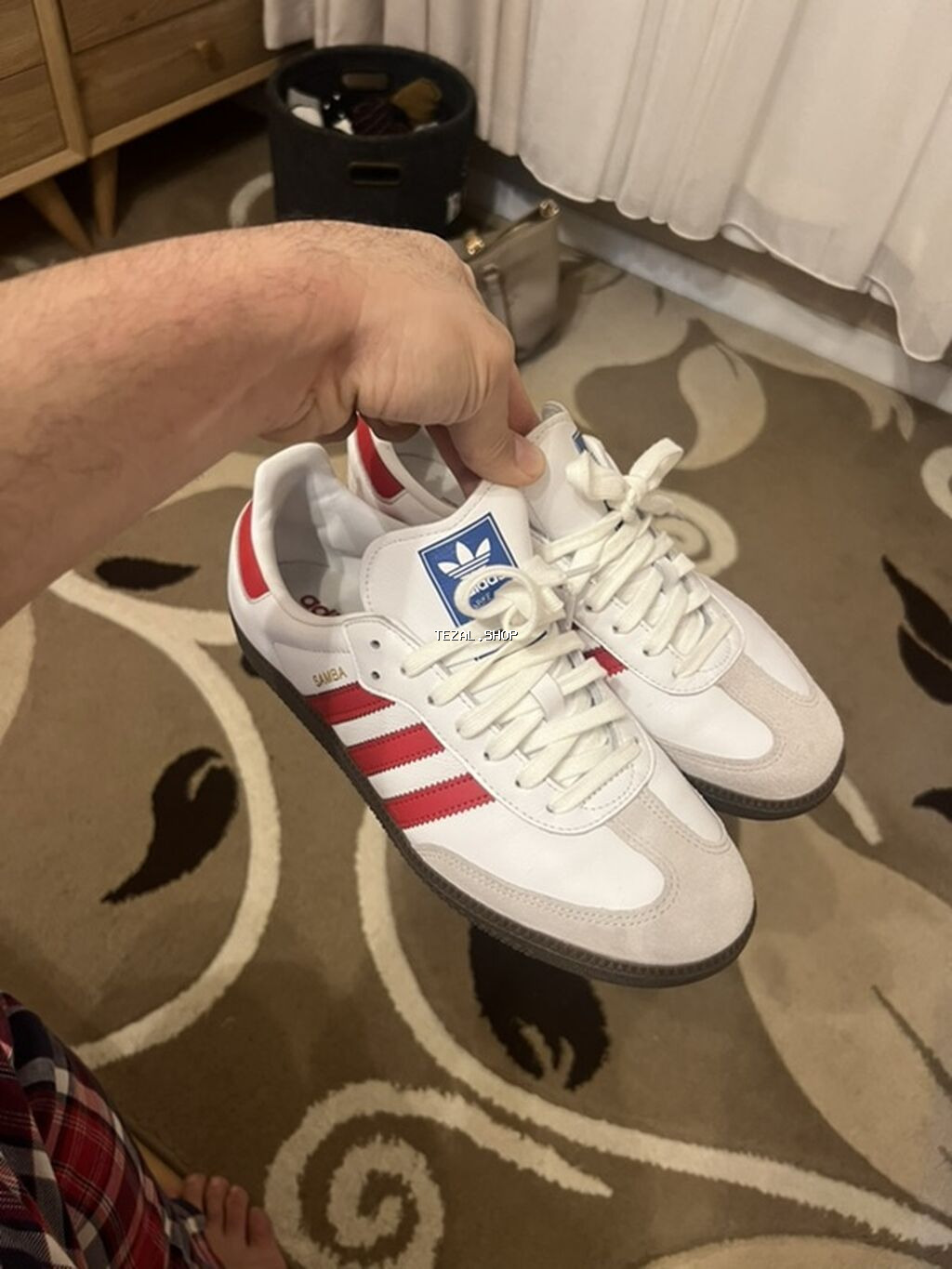 Adidas Samba OG idman ayaqqabısı Orijinal - Model: Samba OG - Rəng: ağ - şəkil 5