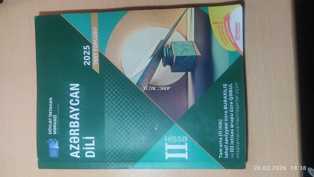 Məhsul: “Azərbaycan dili 2025 – Test toplusu”, Dövlət İmtahan Mərkəzi - şəkil 4