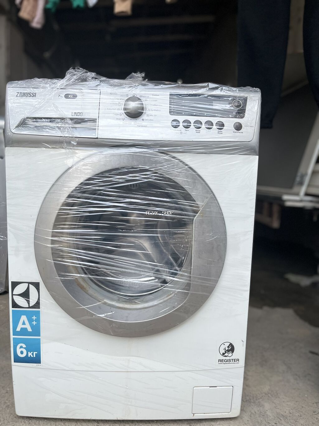 Paltaryuyan maşın Zanussi, 6 kq, İşlənmiş, Avtomat, Qurutma var, Kredit yoxdur, Ünvandan götürmə, Pulsuz çatdırılma, Ödənişli çatdırılma - şəkil 2