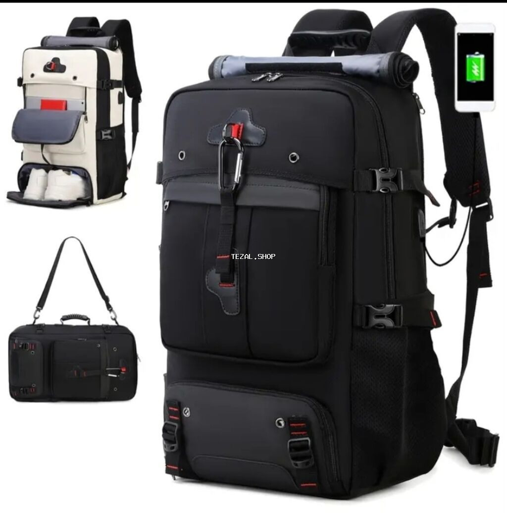 Kamp çantası, poverbank girişli. Çatdırmaq mümkündür. sifariş üçün