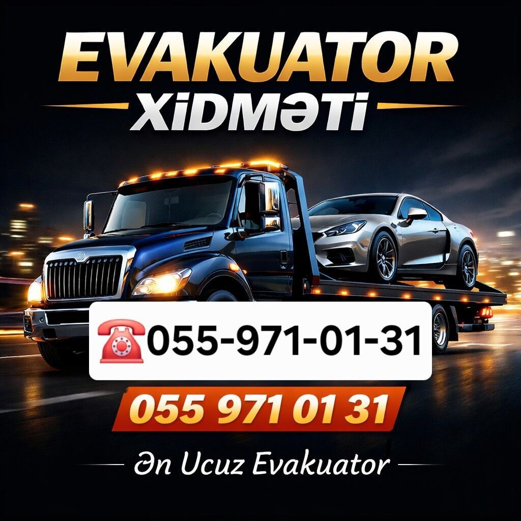 156 Evakuator – 24/7 Sürətli və Etibarlı Xidmət - 156 Evakuator