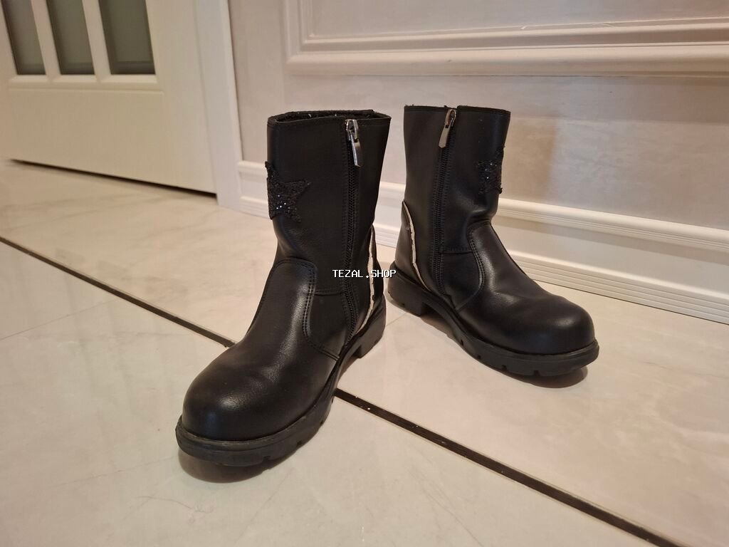 Rəng - Qara Tuflilər, Ölçü: 30, Qız üçün - şəkil 3