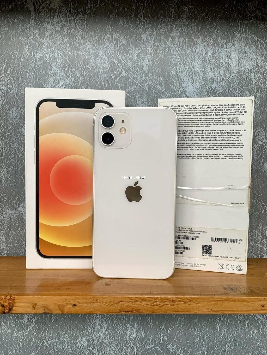 IPhone 12, 128 GB, Ağ, Simsiz şarj, Face ID, Hissə-hissə ödəniş