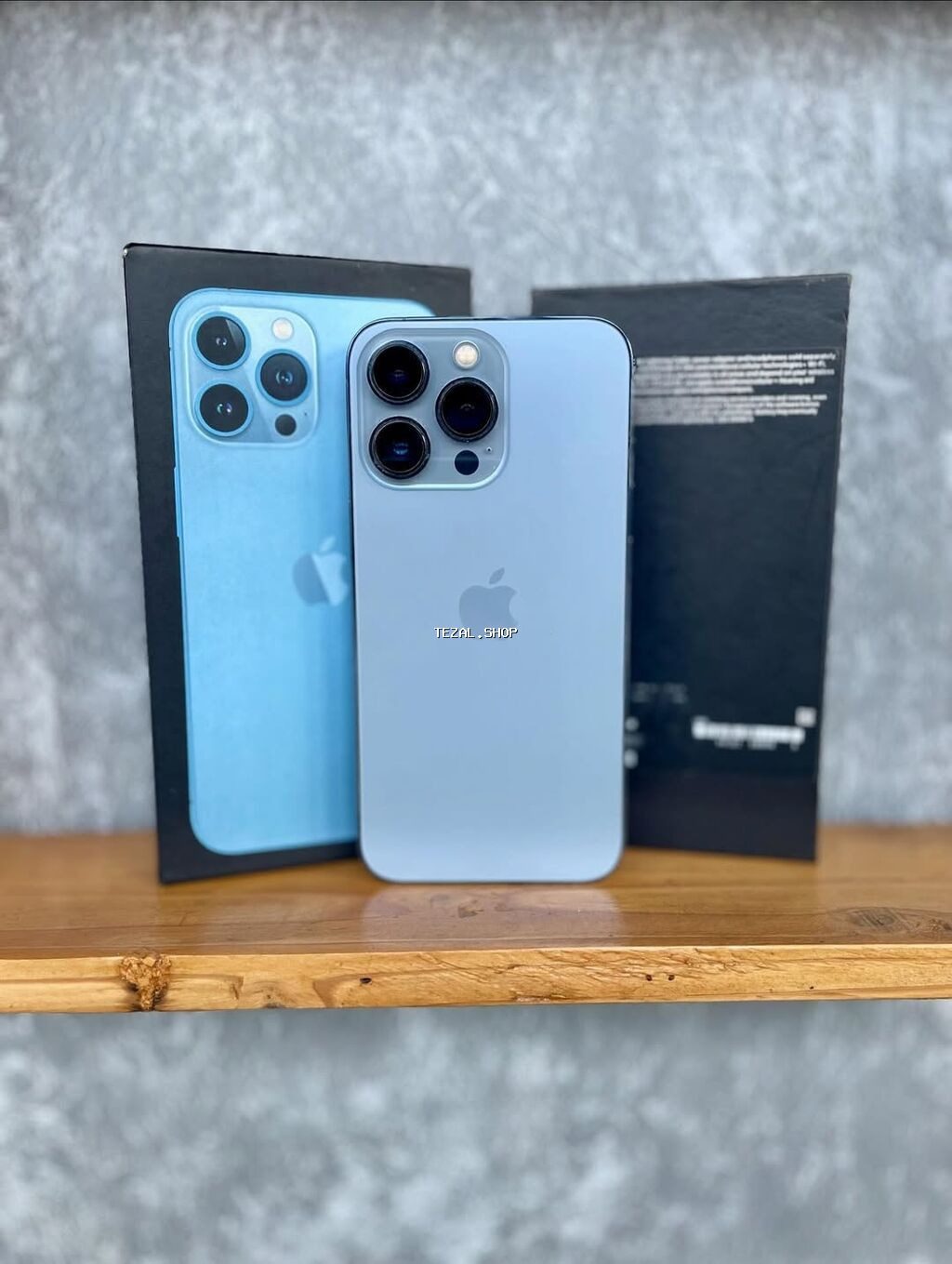 IPhone 13 Pro, 256 GB, Sierra Blue, Zəmanət, Kredit, Simsiz şarj