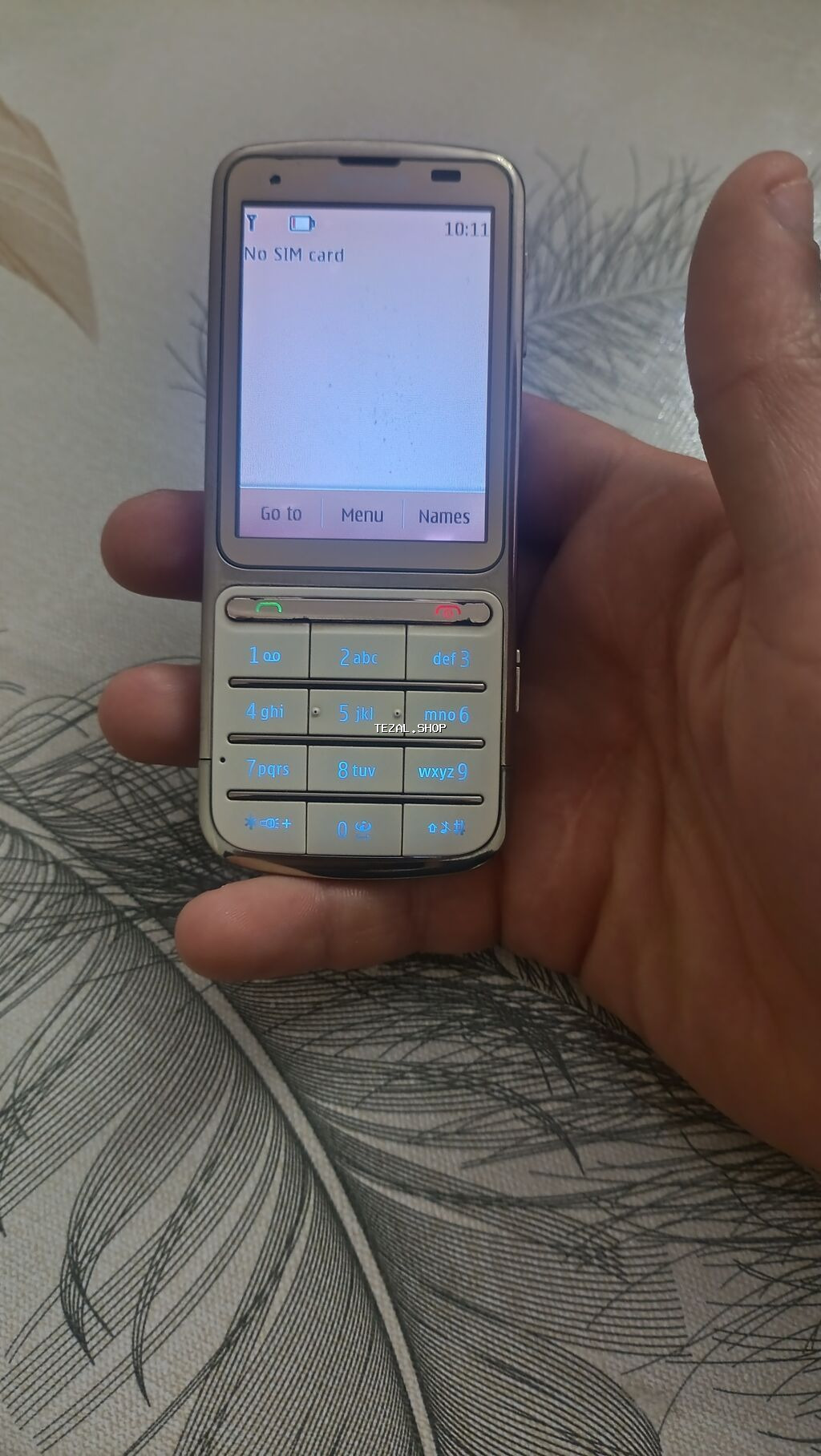 Nokia C3, < 2 GB Memory Capacity, rəng - Qızılı, Zəmanət, Düyməli, Sensor