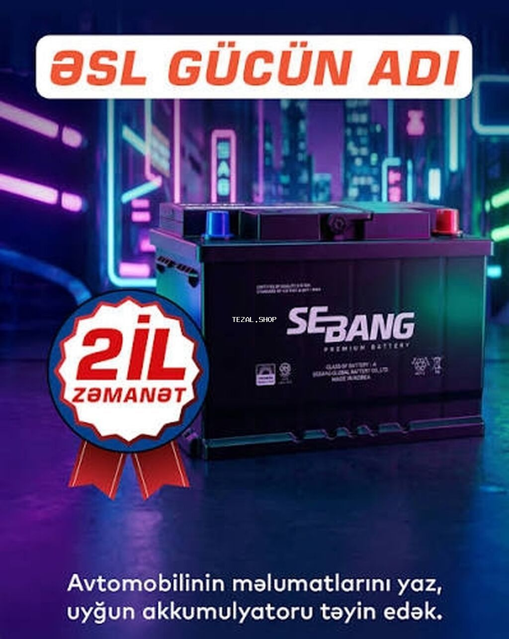 " AKKUMULYATOR MƏRKƏZİ " Bütün Ölçülər mövcuddur.🙏👍✅ •Ünvan: * Bakı