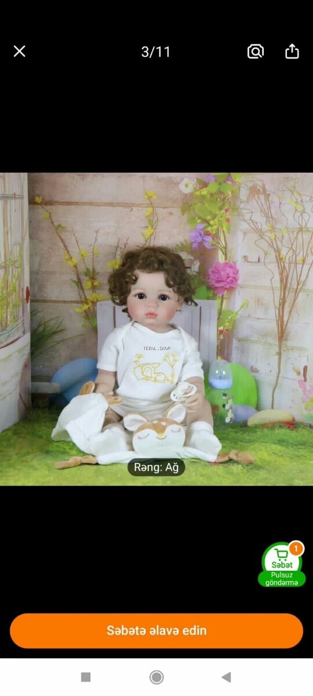 Kukla slikomdu 25 sm di tezedi qiymeti 32 azn bashqa kuklalarda var 3 - şəkil 4