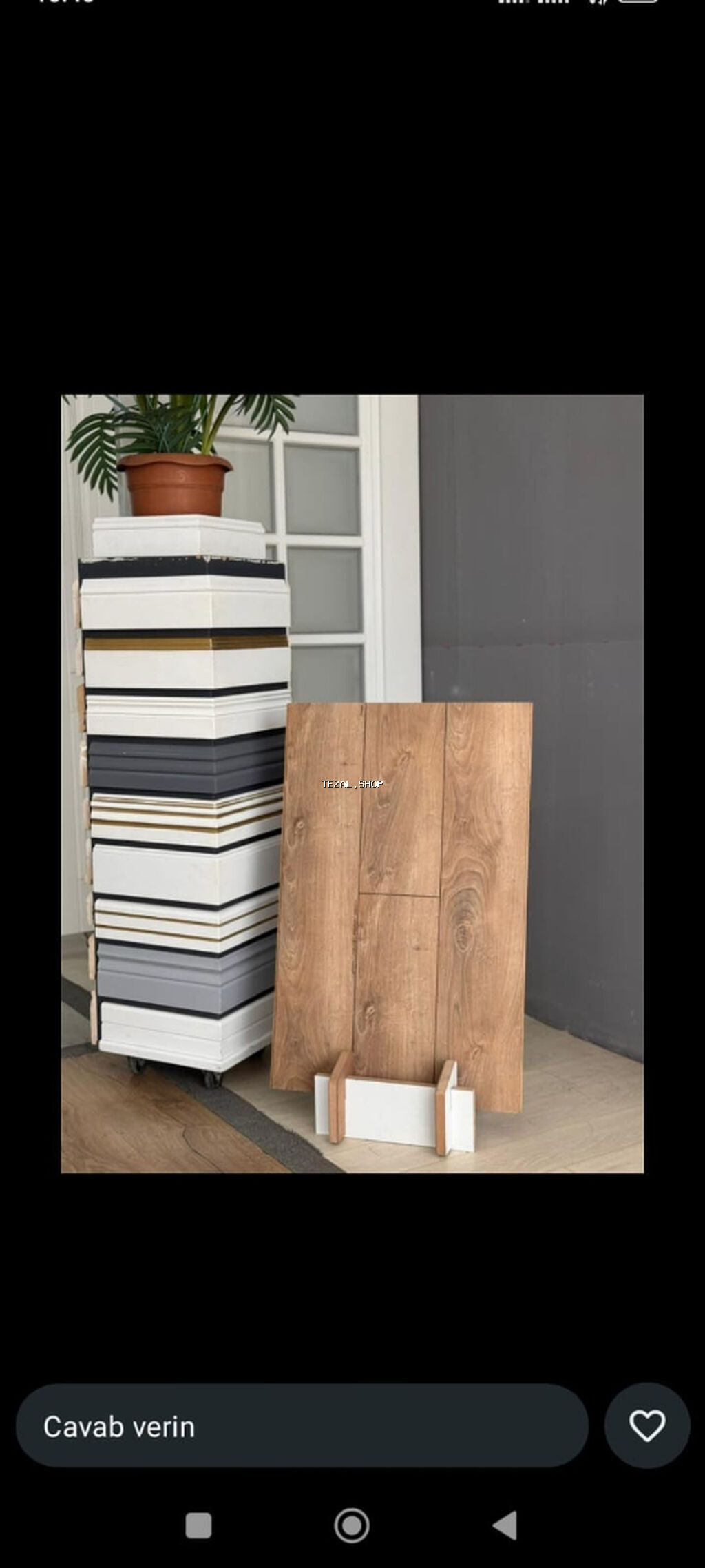 MDF plintus və laminat döşəmə panelləri - Material: yüksək sıxlıqlı