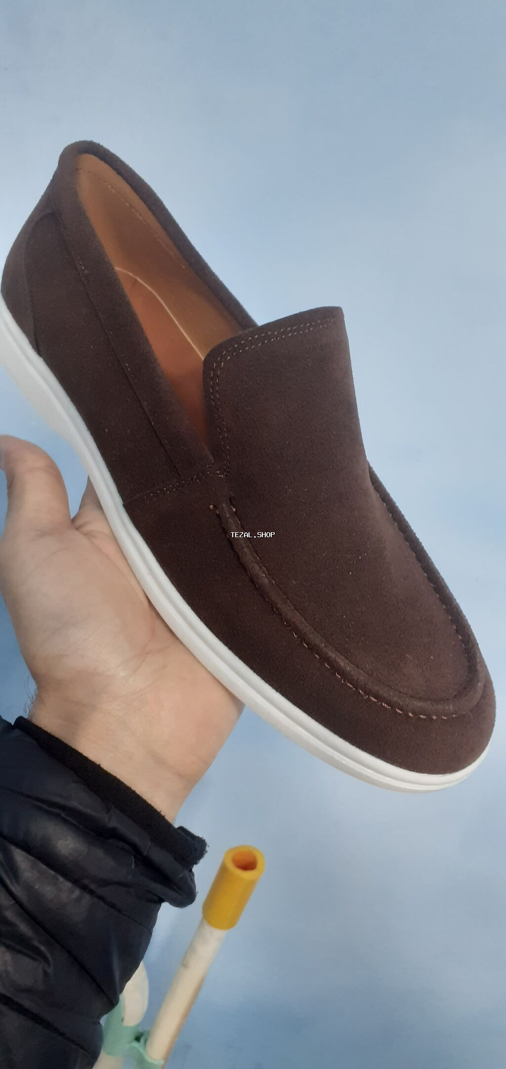 Məhsul: Kişi loafer ayaqqabıları - Material: yumşaq süet üstlük - şəkil 4
