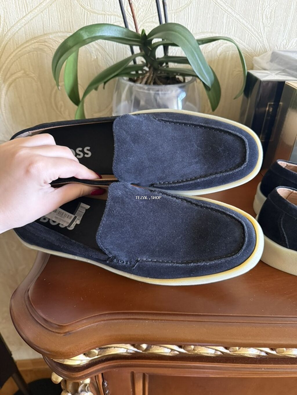 BOSS kişi mokasinləri - Brend: BOSS (iç tabanda logo) - Model - şəkil 3