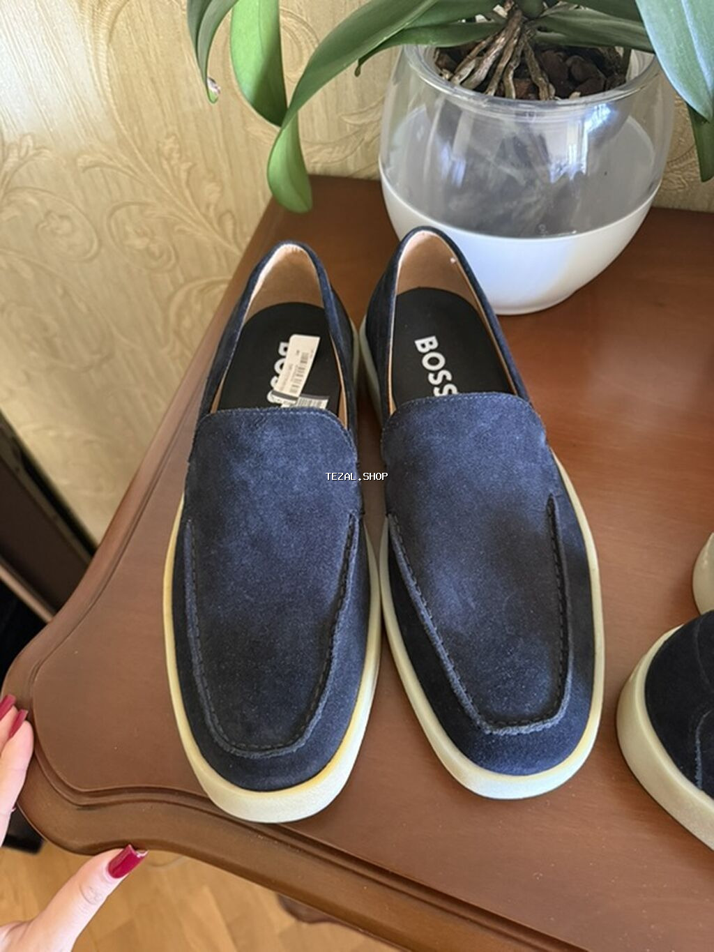 BOSS kişi mokasinləri - Brend: BOSS (iç tabanda logo) - Model - şəkil 4