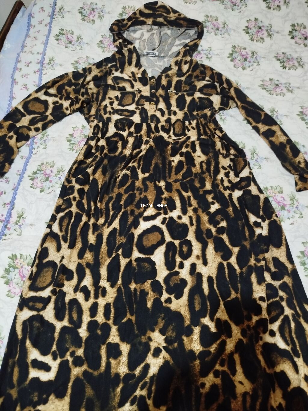 Hamısi bir yerde 80 mQadın paltarları dəsti - Uzun qollu, uzun ölçülü - şəkil 2