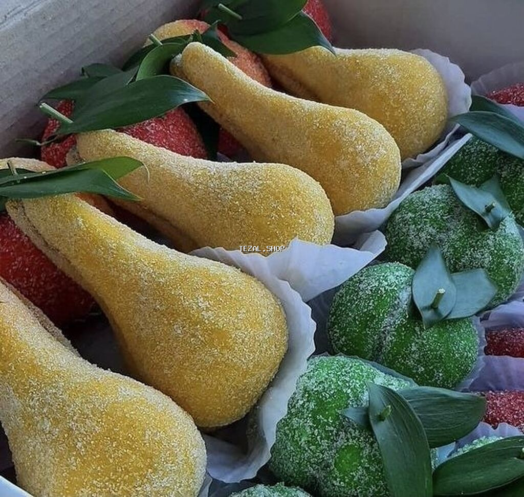 Qiyməti ~1 ədədi 1 azn.Meyvə formalı ev şirniyyatları – “Şaftalı” - şəkil 2