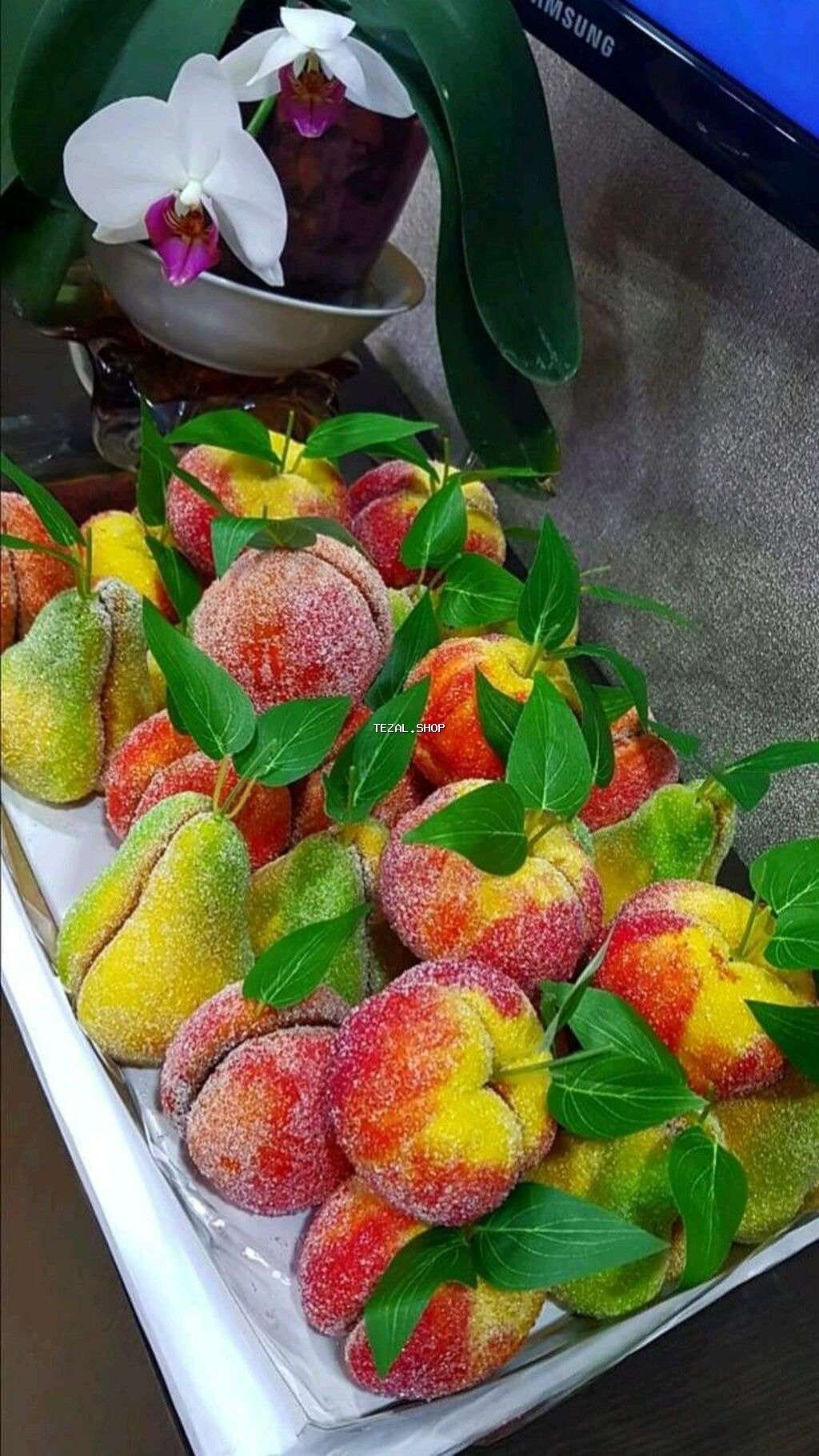 Qiyməti ~1 ədədi 1 azn.Meyvə formalı ev şirniyyatları – “Şaftalı” - şəkil 3