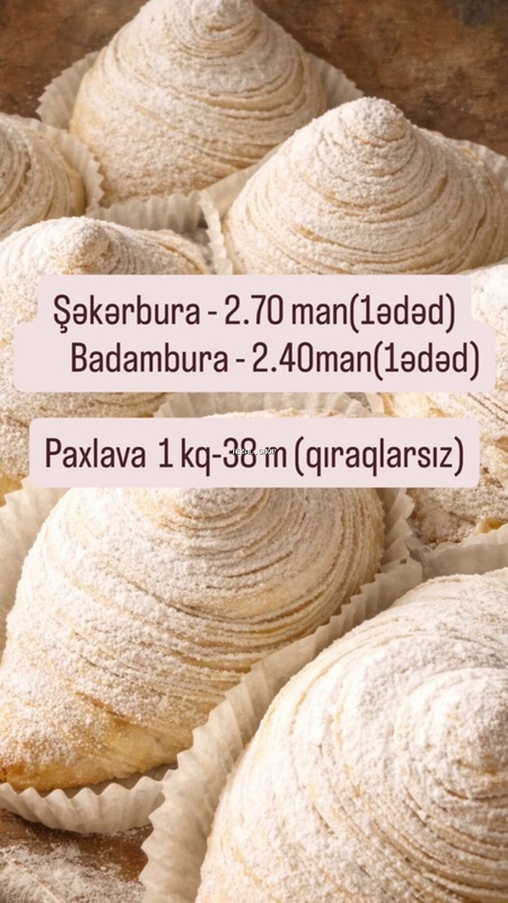 Milli şirniyyatlar – əl işi - Qat-qat badambura və şəkərbura: xəmiri