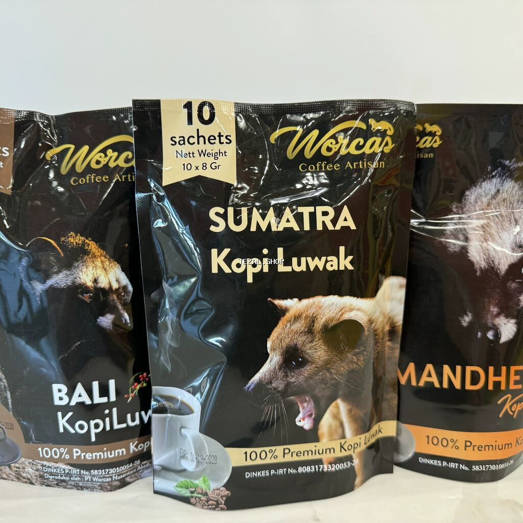 Məhsul: Kopi Luwak qəhvəsi – premium seçimlər Təsvir: - Worcas Coffee