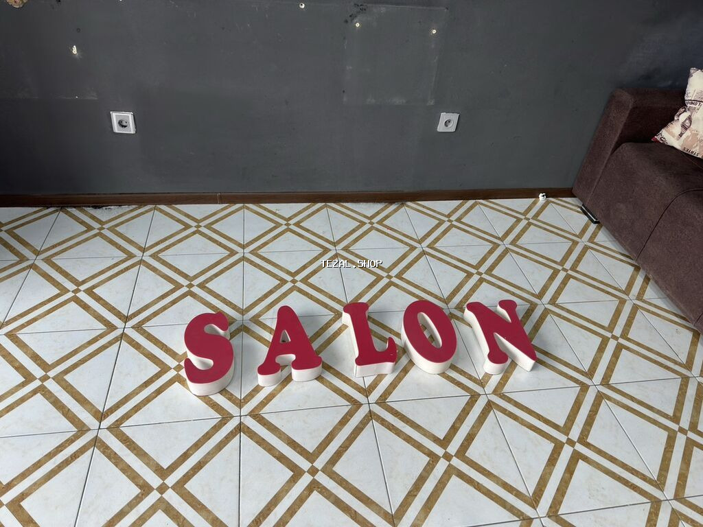 Həcmli “SALON” hərfləri – reklam/işarələmə üçün I - Komplekt: S, A
