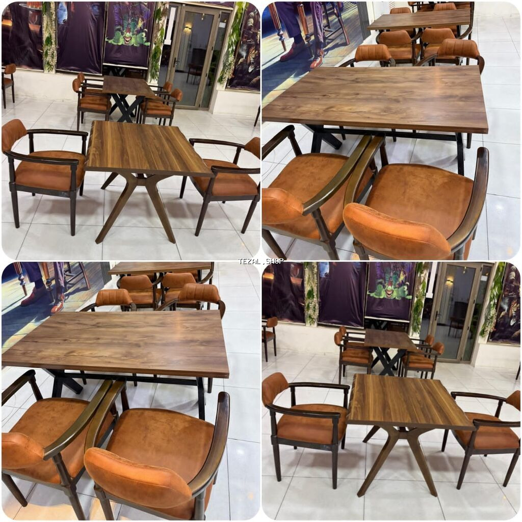 Kafe ucun masa desleri tek tek satilir.30 eded stul biri 50 azn.4 eded