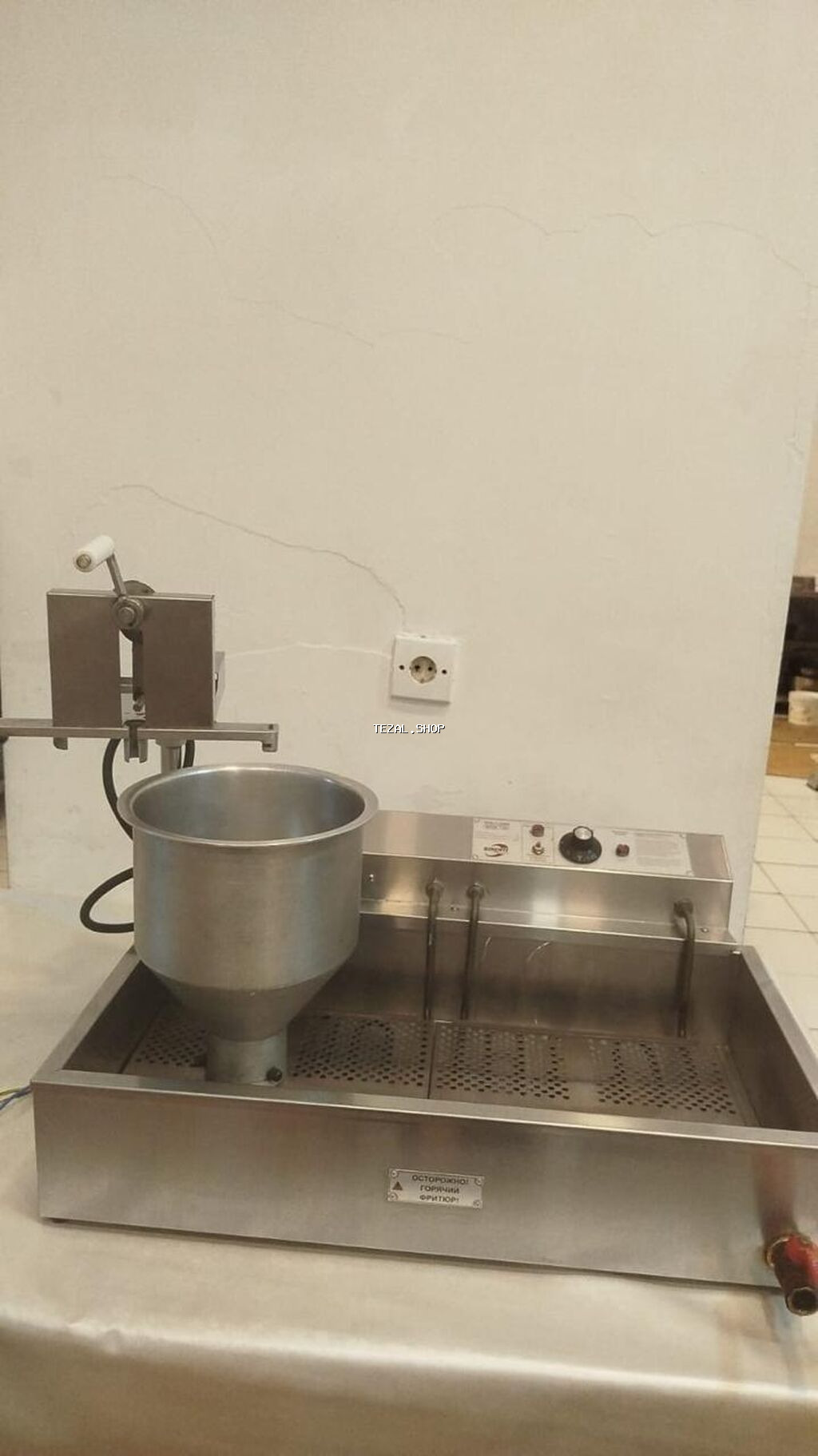 Sənaye tipli ponçik hazırlama və qızartma aparatı - Material