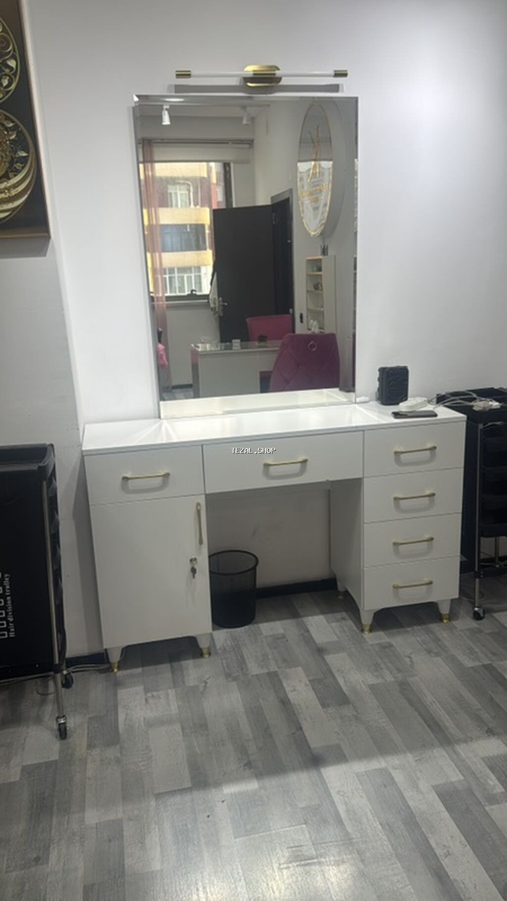 Makiyaj üçün masa, Güzgülü - şəkil 2