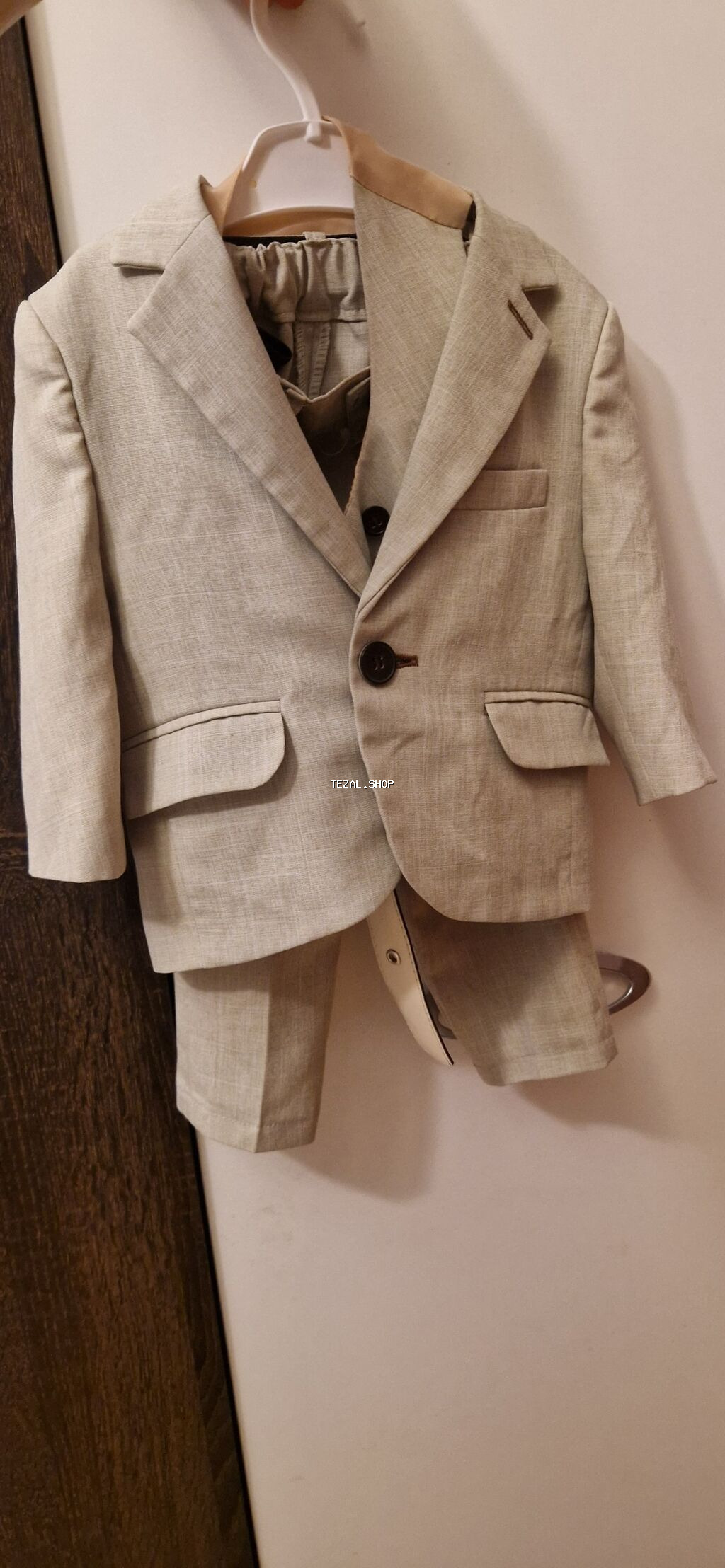 Uşaq üçün 3 hissəli klassik kostyum dəsti 1 yaş üçün bir dəfə geuinib