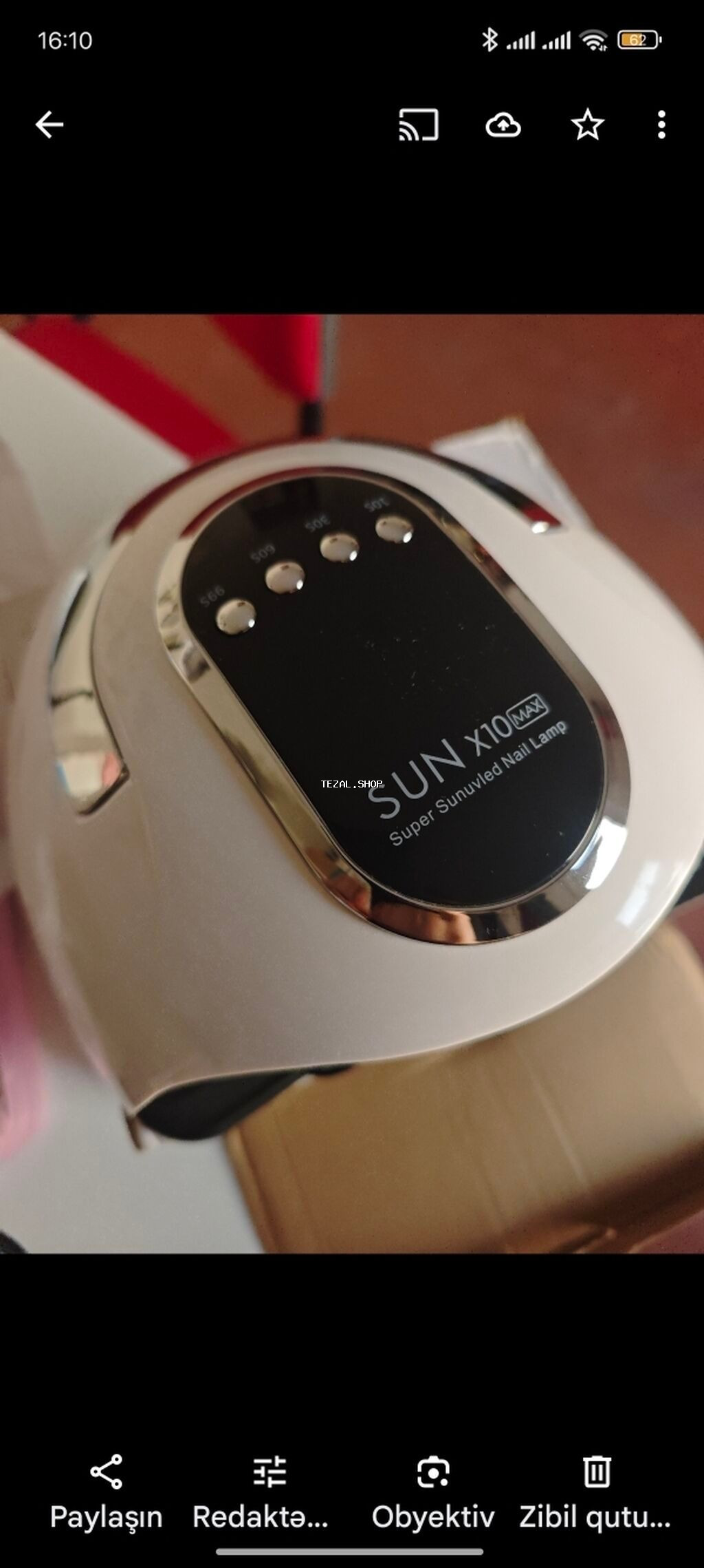 SUN MATE50 və ya SUN X10 Max markalı bu UV/LED dırnaq lampası