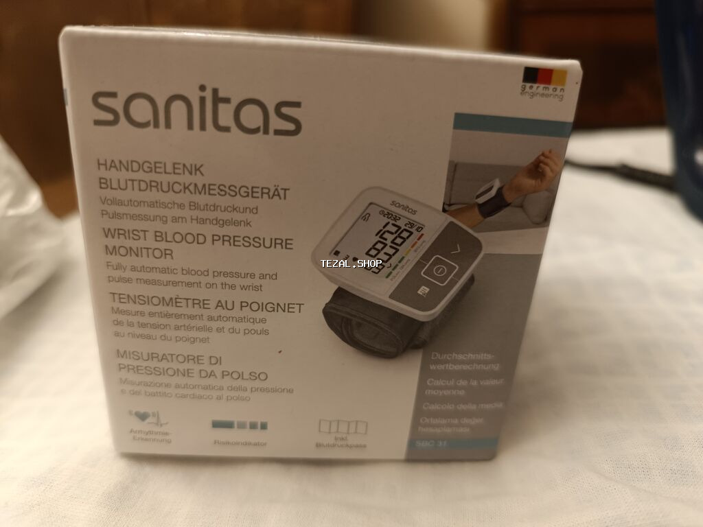 Sanitas SBC 31 – Biləyə taxılan avtomatik qan təzyiqi monitoru