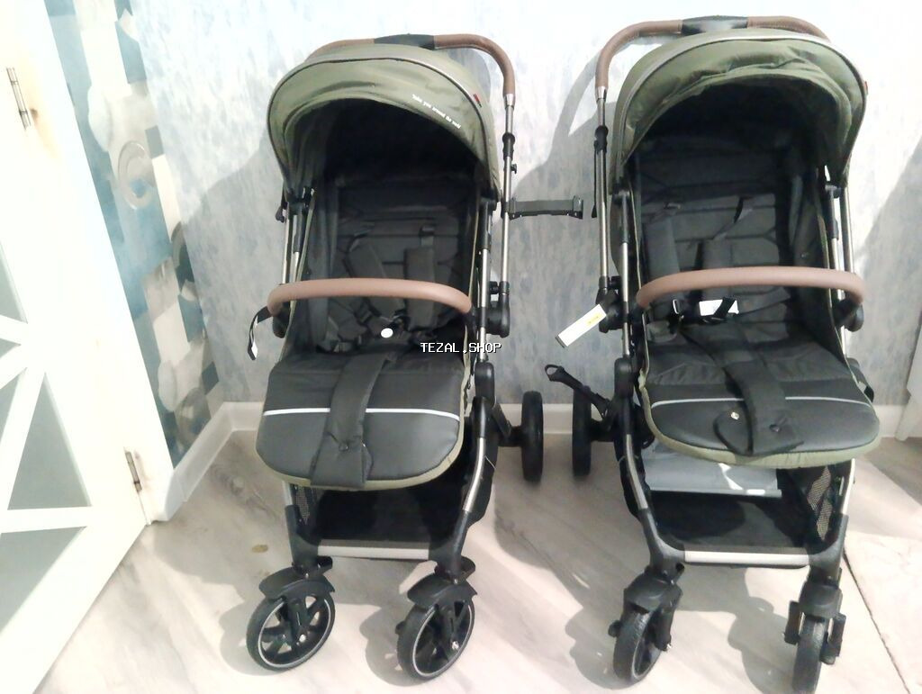 Əkizlər üçün araba, Kidilo, Yeni, Ödənişli çatdırılma - şəkil 2