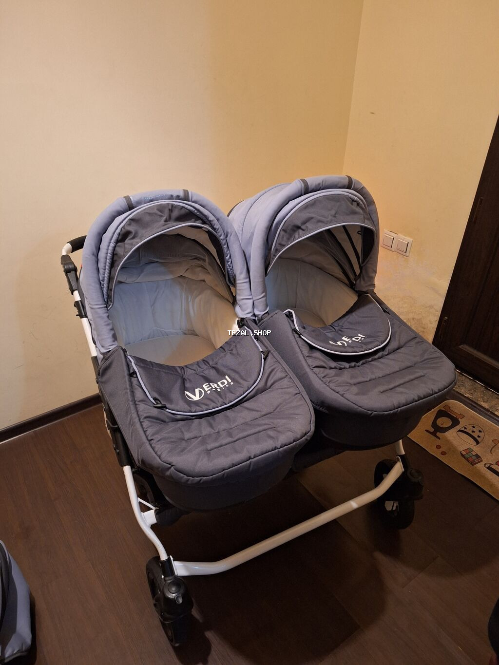 Əkizlər üçün araba, Yaş: <1 ay - şəkil 3