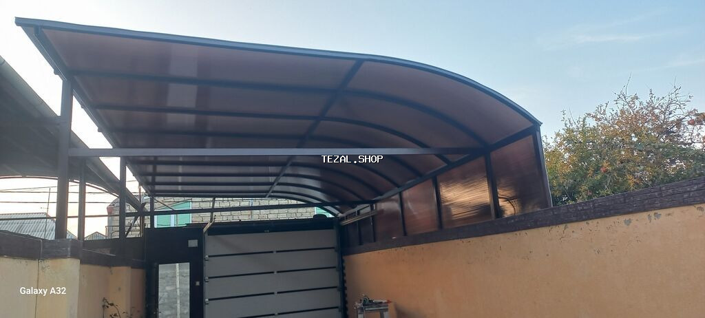 Naves.Metal konstruksiya və polikarbonat örtüklər – layihələndirmə və