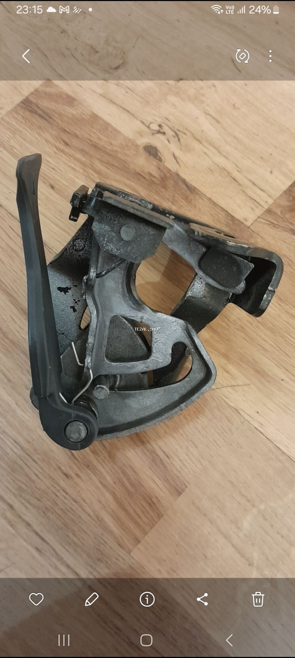 Mercedes w203 kapot kilidi - Material: möhkəm tökmə metal gövdə - şəkil 2