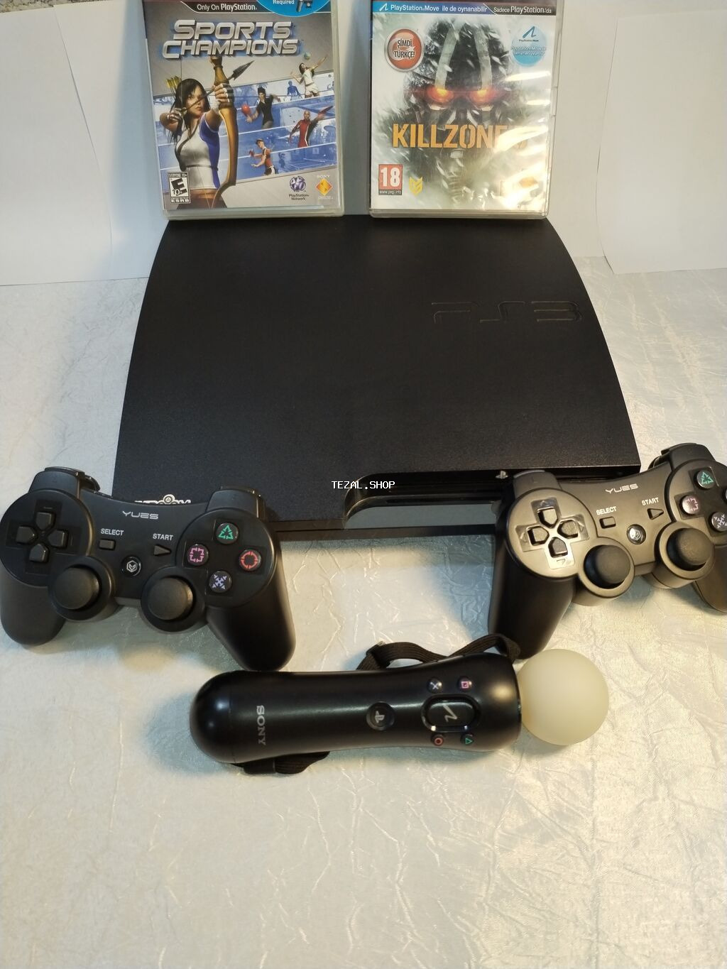 PlayStation 3 Slim oyun konsolu dəsti İdeal vəziyyətdə! İçində 15 oyun