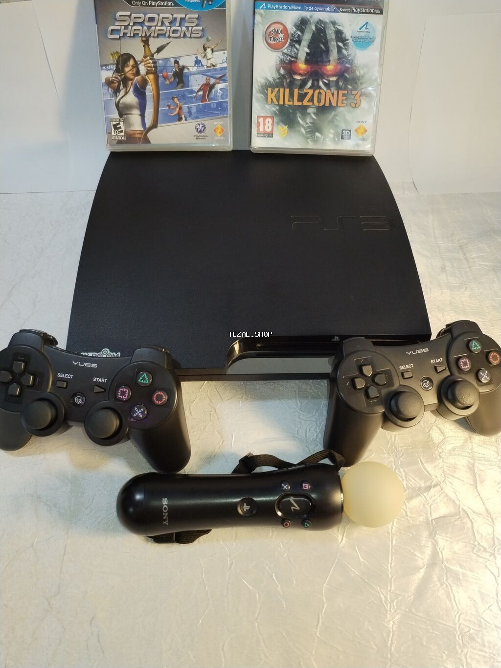 PlayStation 3 Slim oyun konsolu dəsti İdeal vəziyyətdə! İçində 15 oyun - şəkil 2