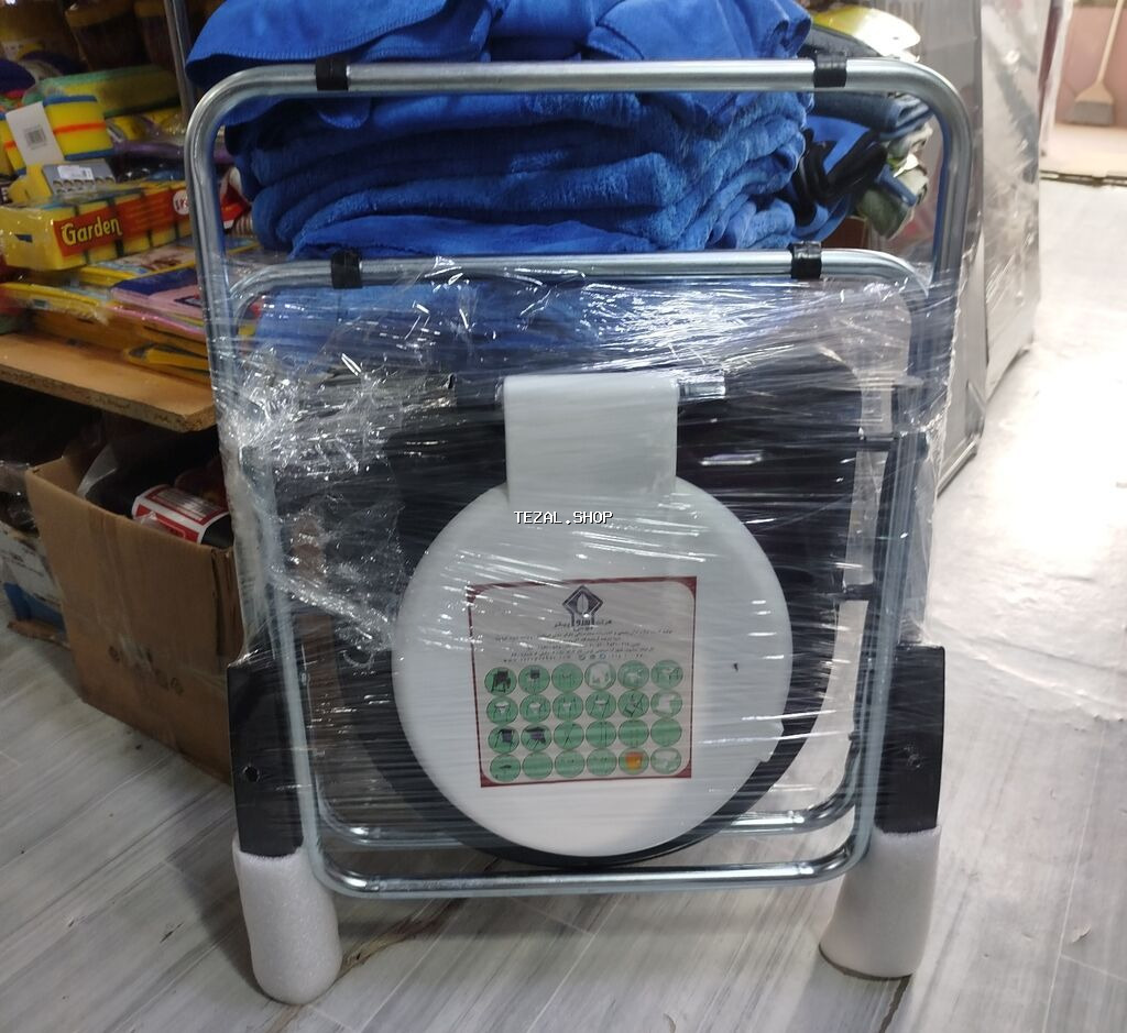 Təkərsiz portativ tualet kreslosu (komod stul) - Metal boru karkaslı - şəkil 5