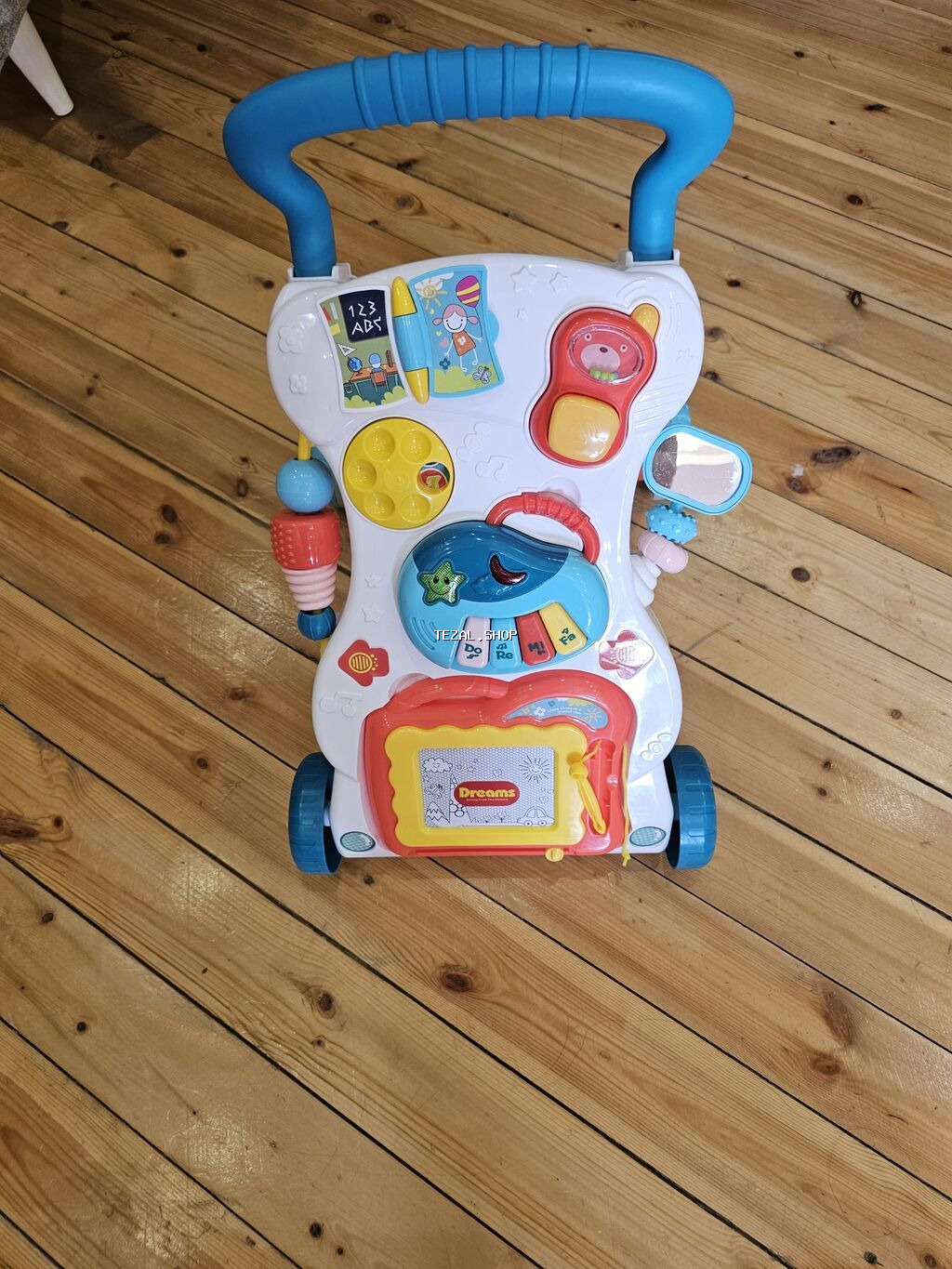 Uşaq üçün çoxfunksiyalı gəzdirici və inkişafetdirici oyun mərkəzi