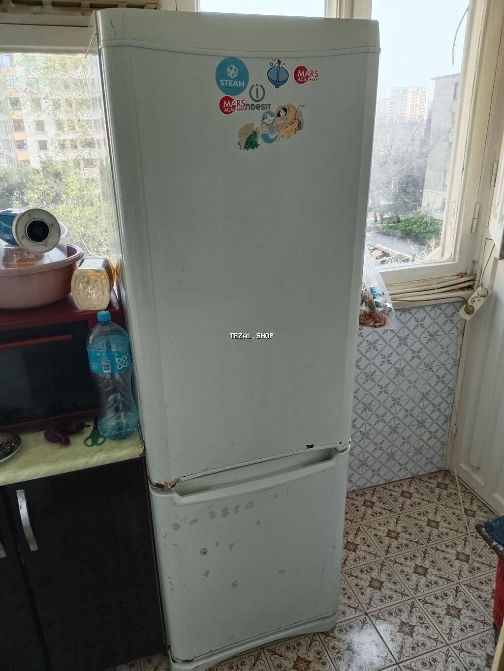 2 qapılı Indesit Soyuducu Satılır, rəng - Ağ - şəkil 4