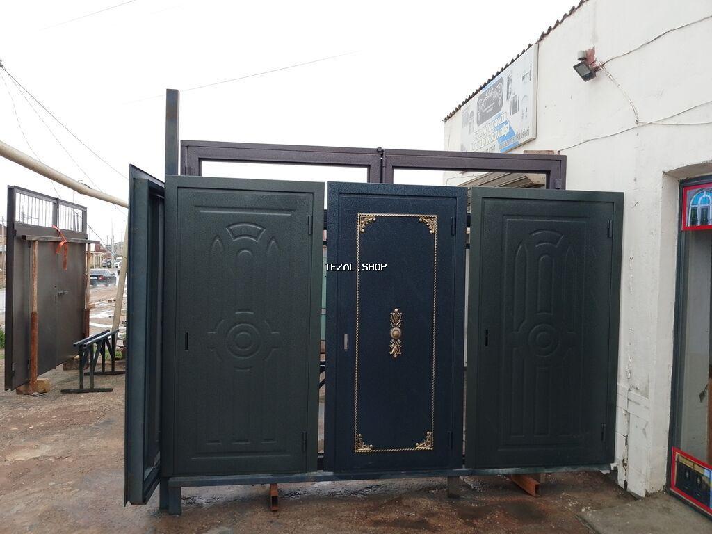 Metal qapılar – fərdi hazırlanma - Material: qalın metal/profil - şəkil 4