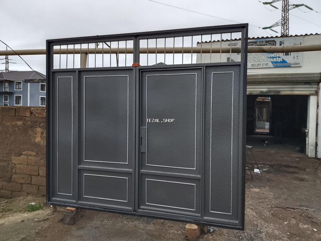 Metal qapılar – fərdi hazırlanma - Material: qalın metal/profil - şəkil 5