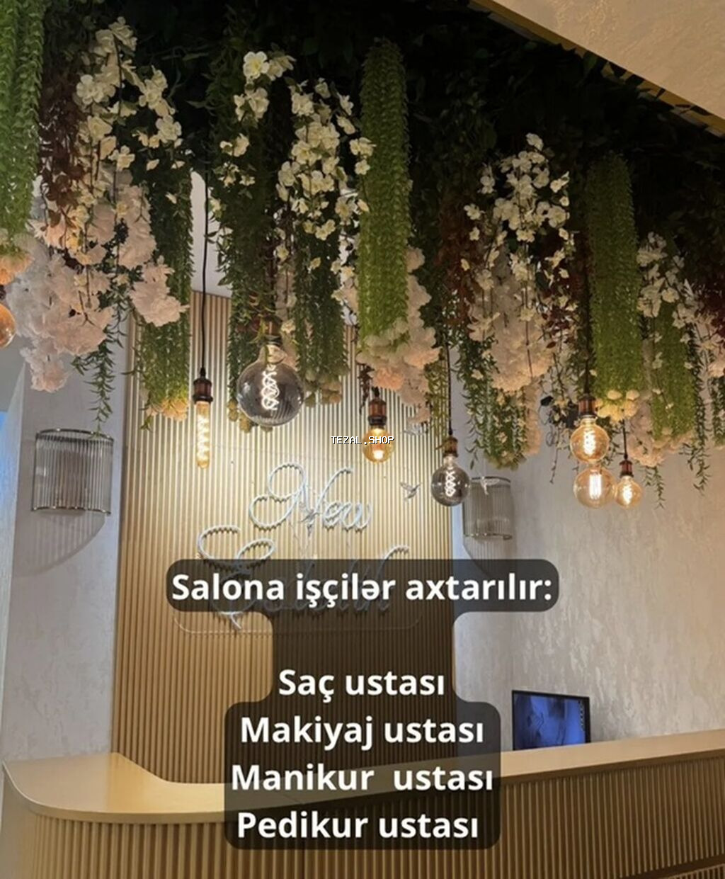 Gözəllik salonuna işçi axtarışı Aşağıdakı istiqamətlər üzrə ustalar