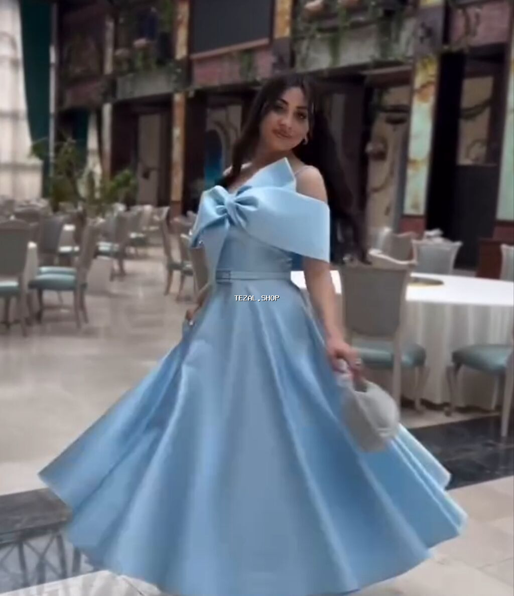 Göy rəngdə zərif ziyafət/libas 280 manata alınıb - Allegra - Model