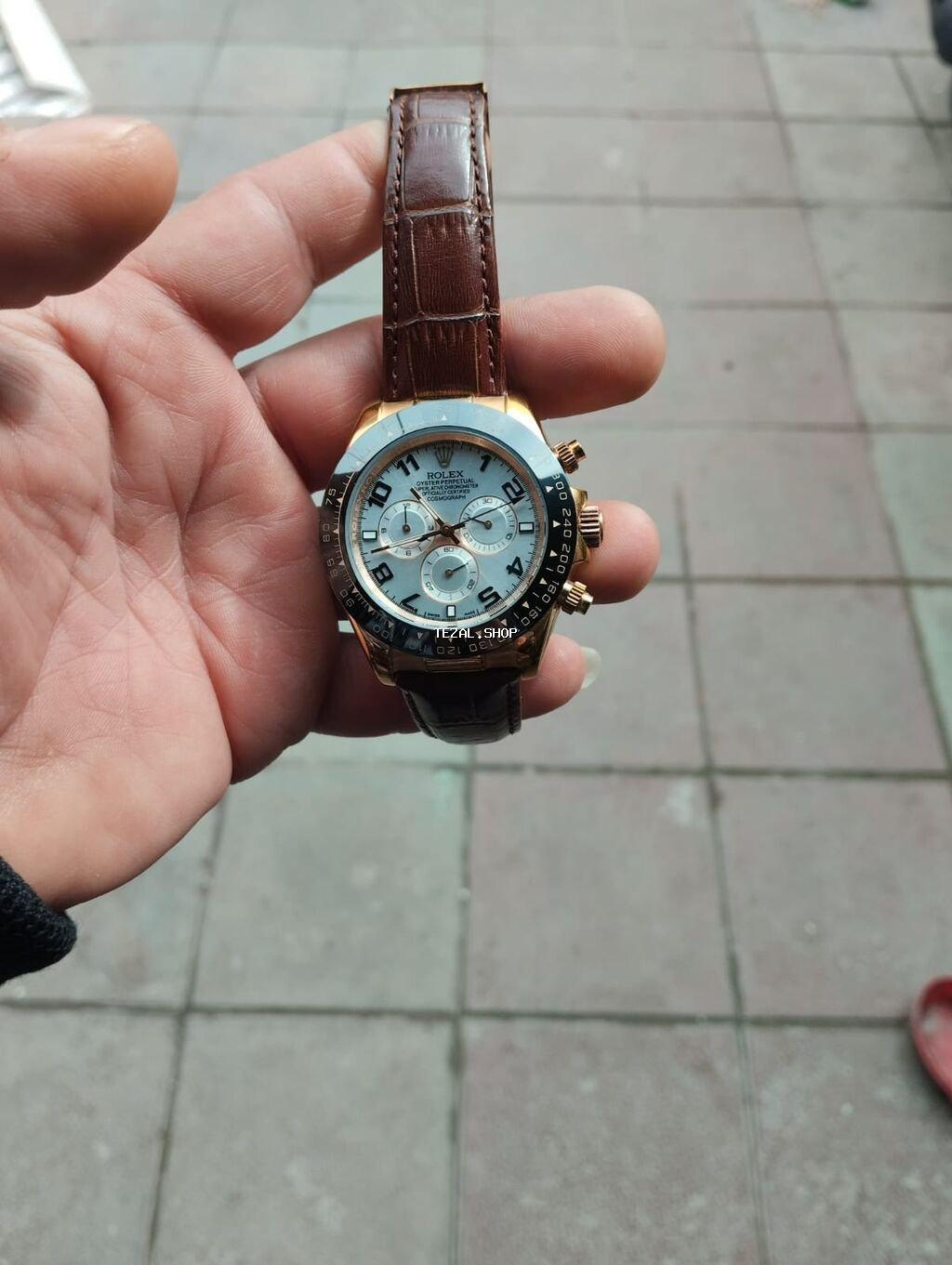 Qol saatı, Rolex, rəng - Qəhvəyi