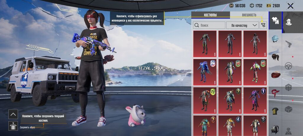 PUBG Mobile hesabı – zəngin kosmetik kolleksiya - Platforma: PUBG