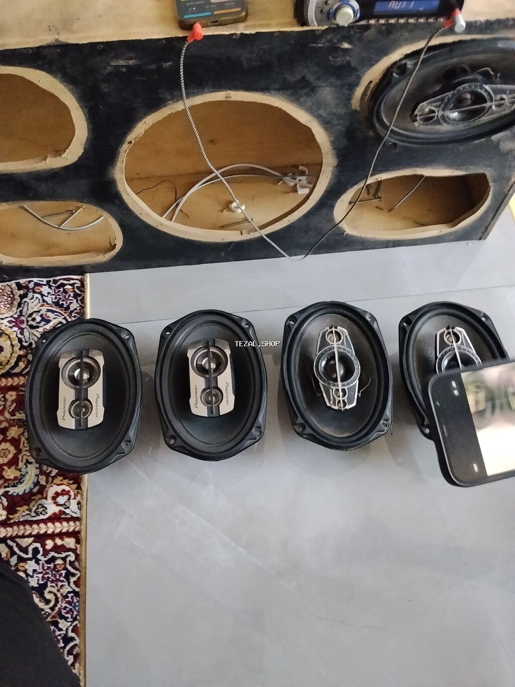 Məhsul: Avtoaudio komplekti – Pioneer 6x9” oval akustika + 1DIN - şəkil 2